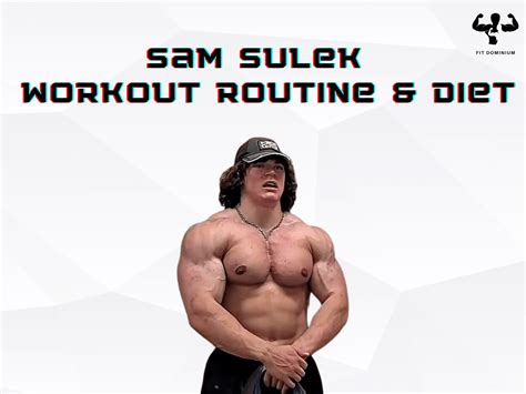 Sam sulek workout routine. Things To Know About Sam sulek workout routine. 